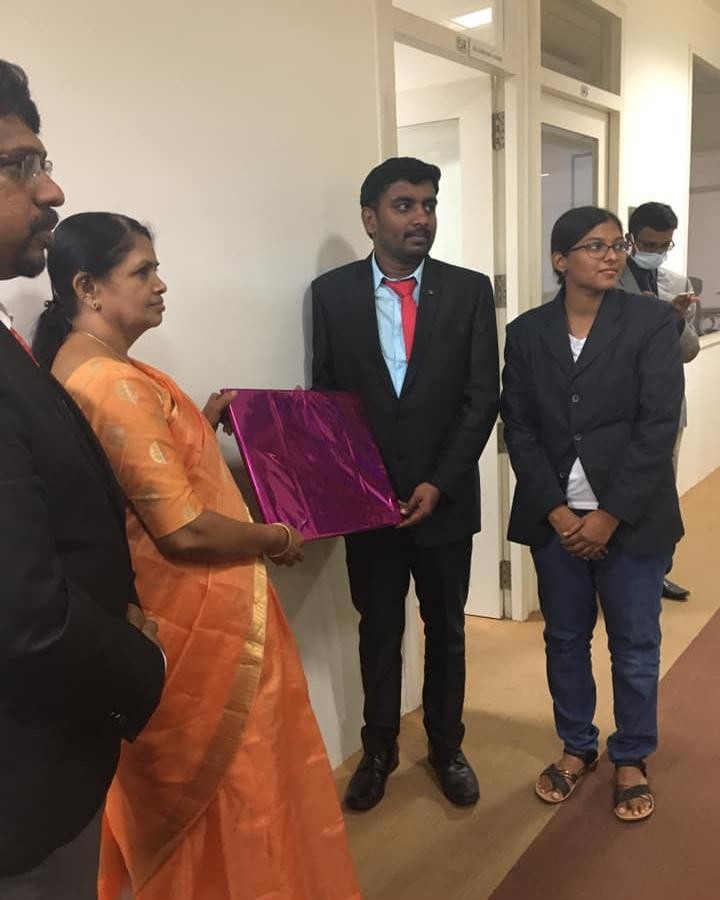 Picture taken while attending Firebird Institute of Research in Management job fair in Coimbatore