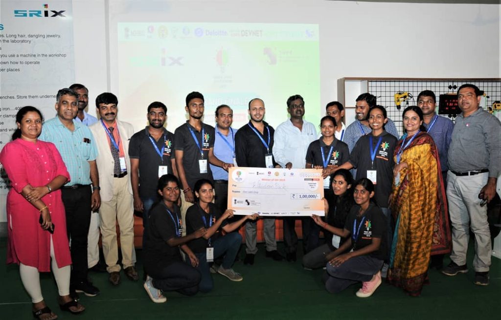Our company was Industrial Mentor at the 7-day Smart India Hackathon in 2019, They came first and got a check for 1 Lakh.